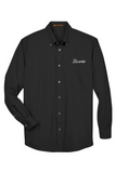 Men's Tall Easy Blend Long-Sleeve Twill Shirt with Stain-Release