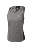 Sport-Tek Ladies PosiCharge Tri-Blend Wicking Draft Hoodie Tank