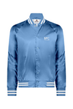 Augusta Sportswear Satin Baseball Jacket Striped Trim